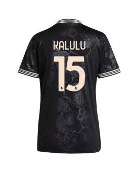 Billige Juventus Pierre Kalulu #15 Tredjedrakt Dame 2025-26 Kortermet